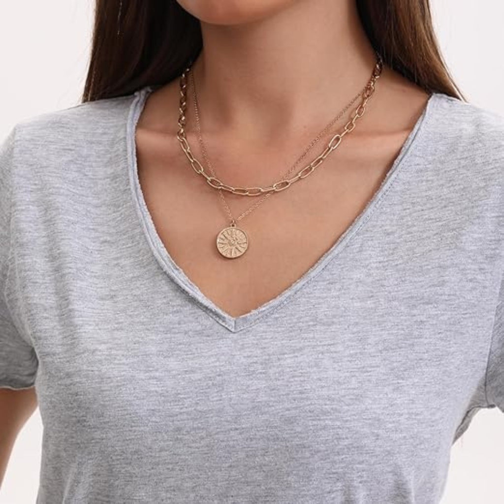 Premium Slub Cotton V Neck Raw Hem Lightweight Breathable Casual T Shirt Women