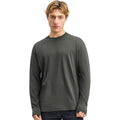 Premium Long Sleeve Cotton Tee Soft Smooth Structured Luxury Everyday Essential Women